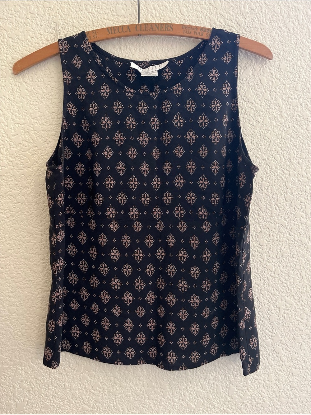 Vintage Petite Sophisticate Silk Tank Top Women’s Size 10P